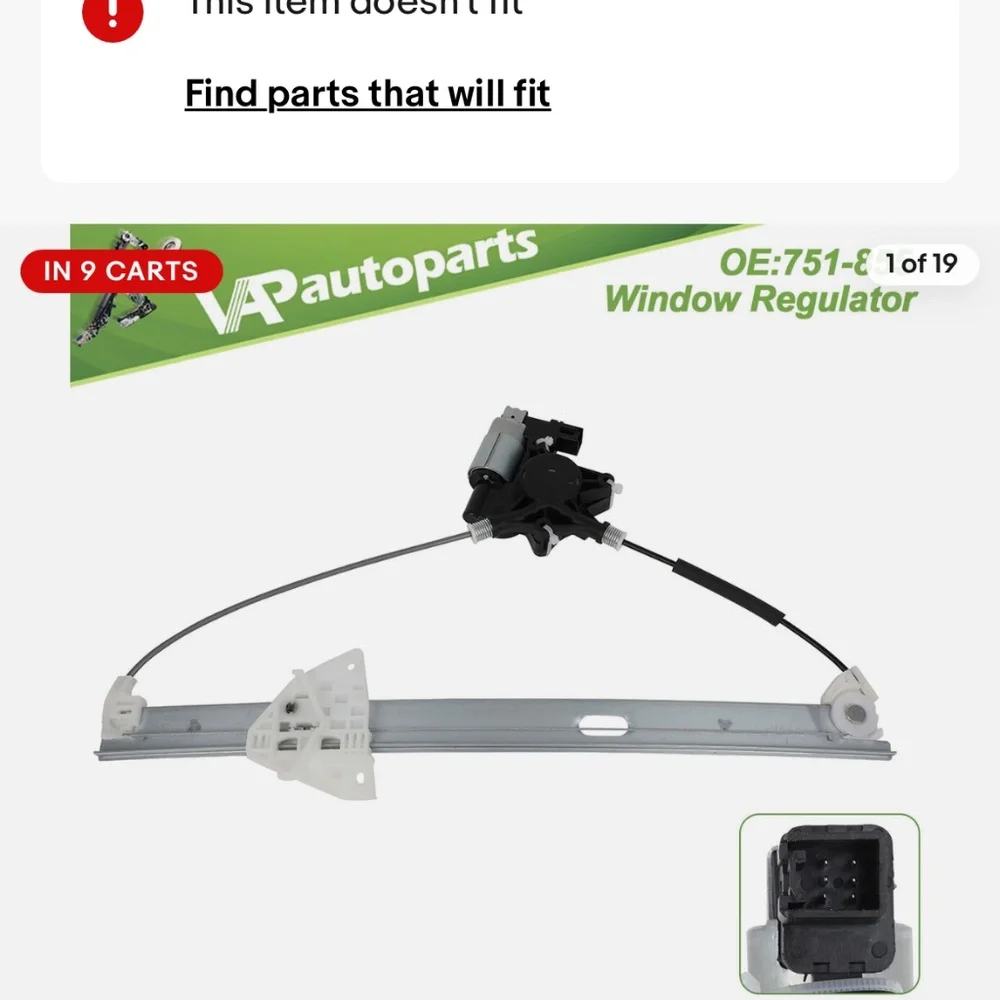 Mazda CX-9 Window regulator